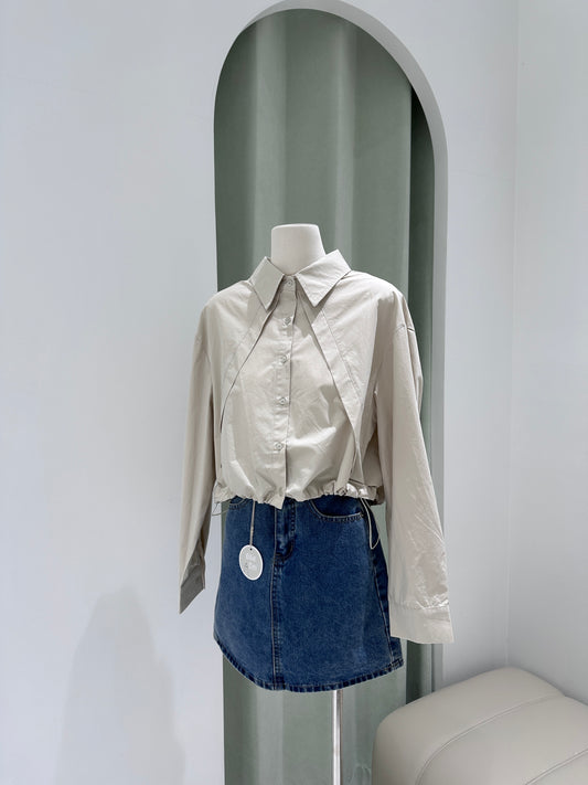 1199|翻领洋气衬衫