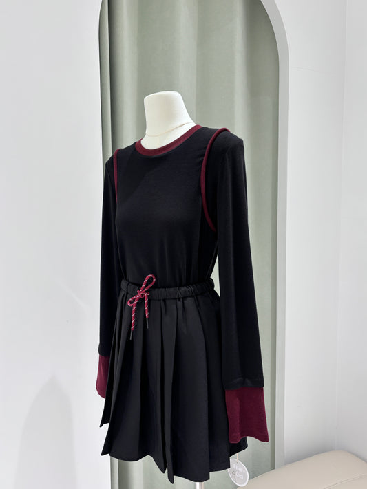 1006|韩版撞色上衣