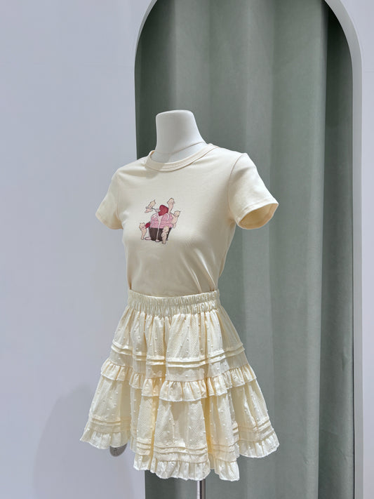 1350|软糯蛋糕裙