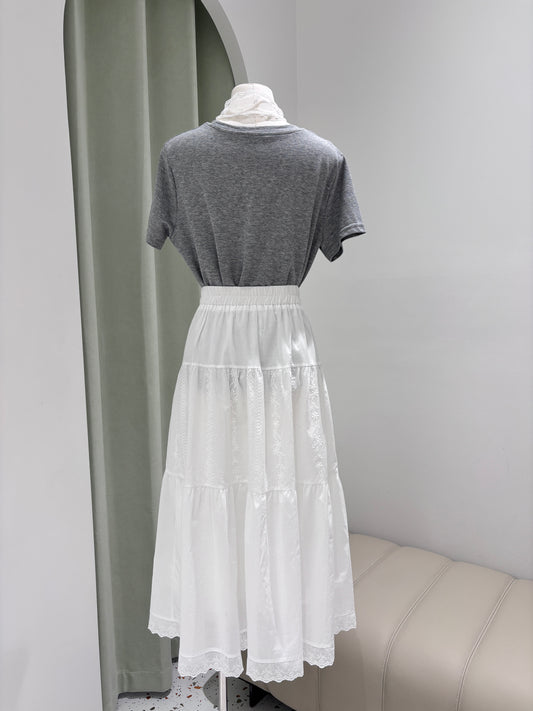 1309|芭蕾风蕾丝裙