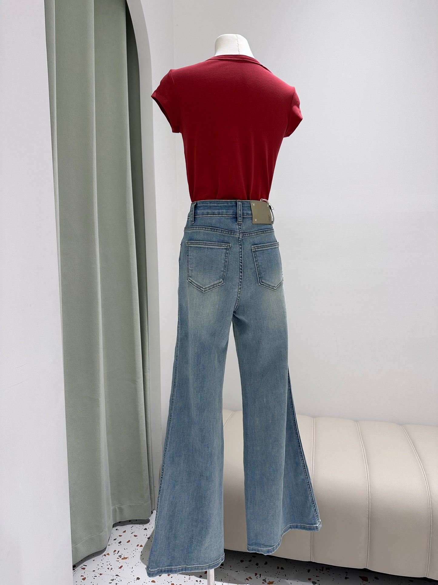 1221｜高腰显瘦喇叭裤