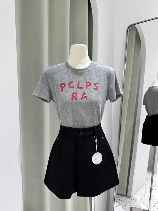 1431｜正肩圆领短袖