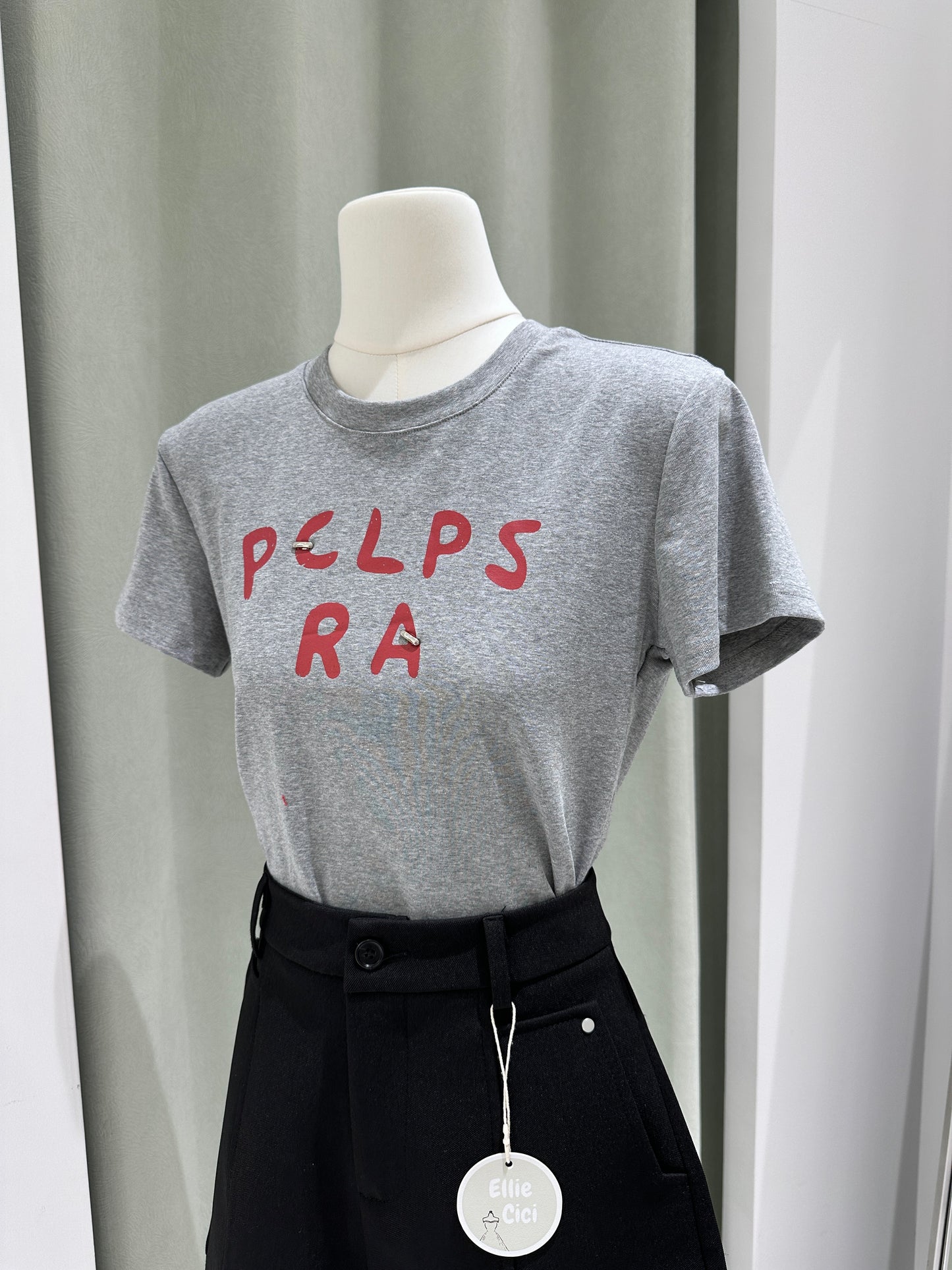 1431｜正肩圆领短袖