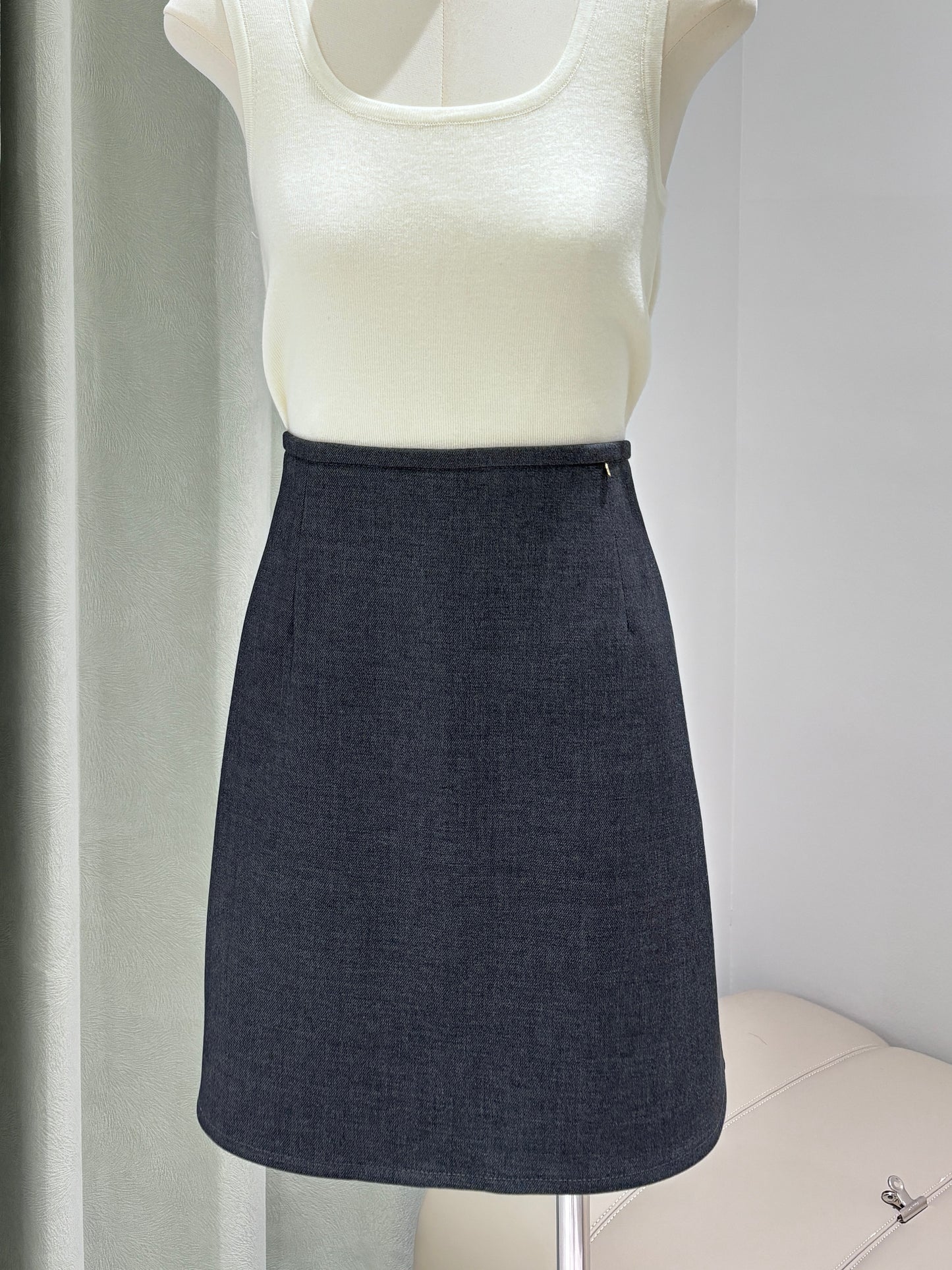 1033｜韩系A字裙