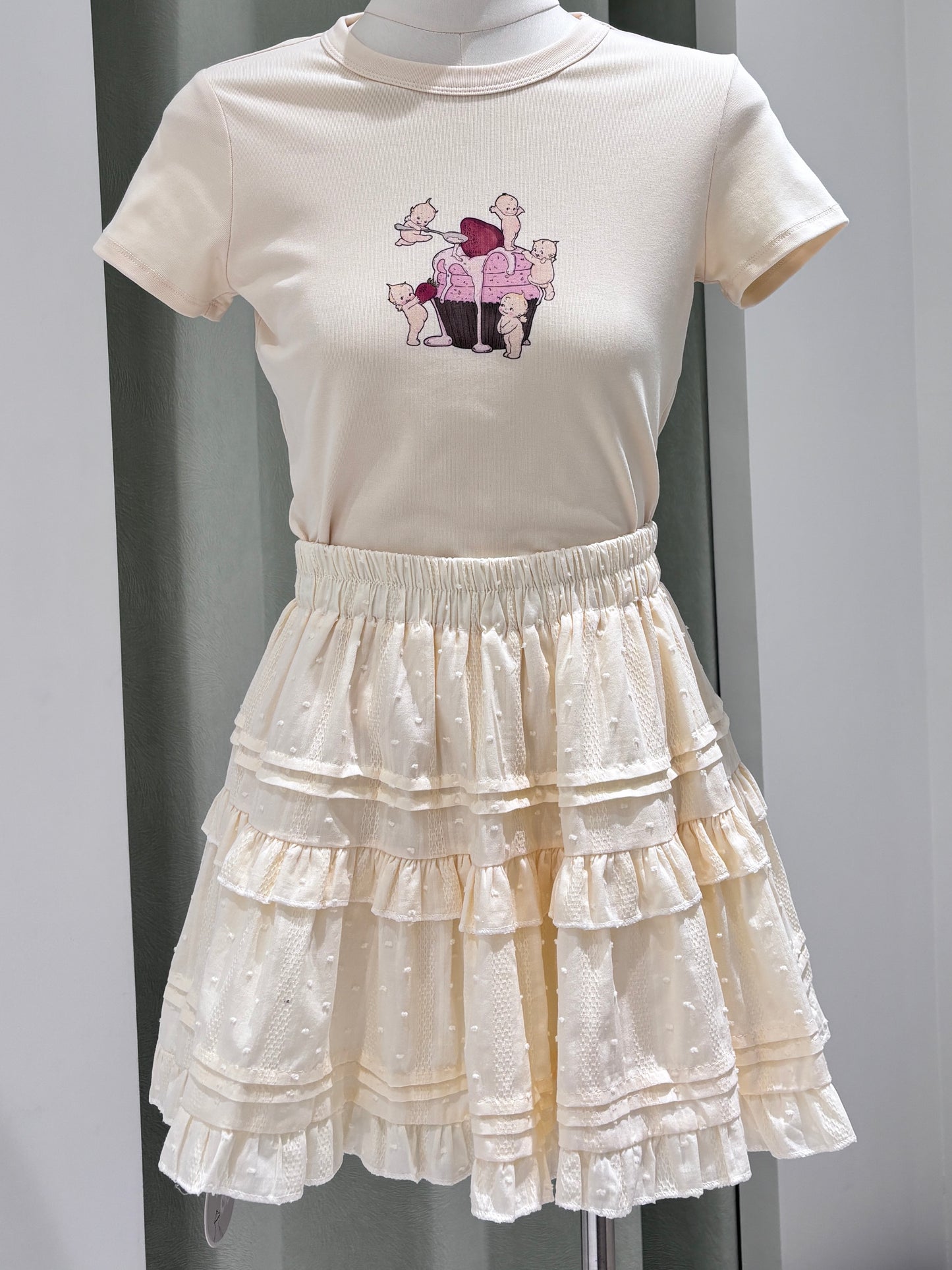 1350｜软糯蛋糕裙