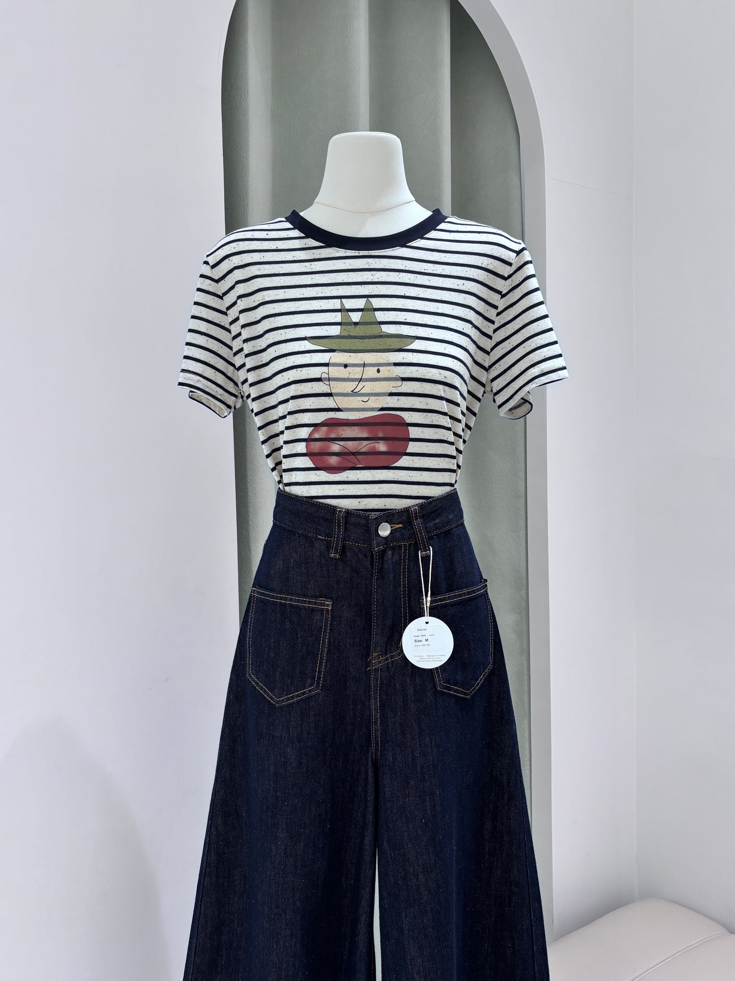 1257｜休闲条纹上衣