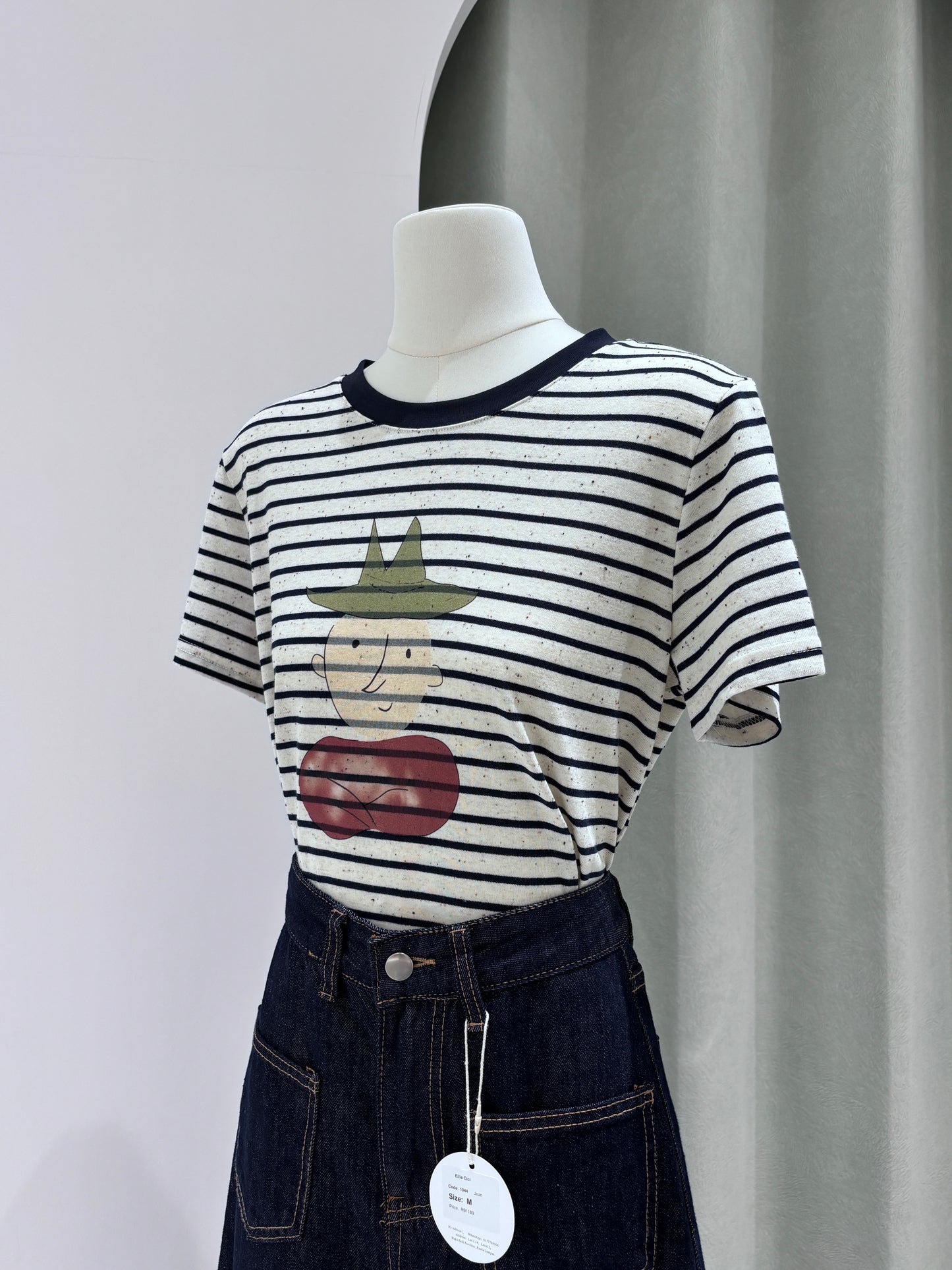 1257｜休闲条纹上衣