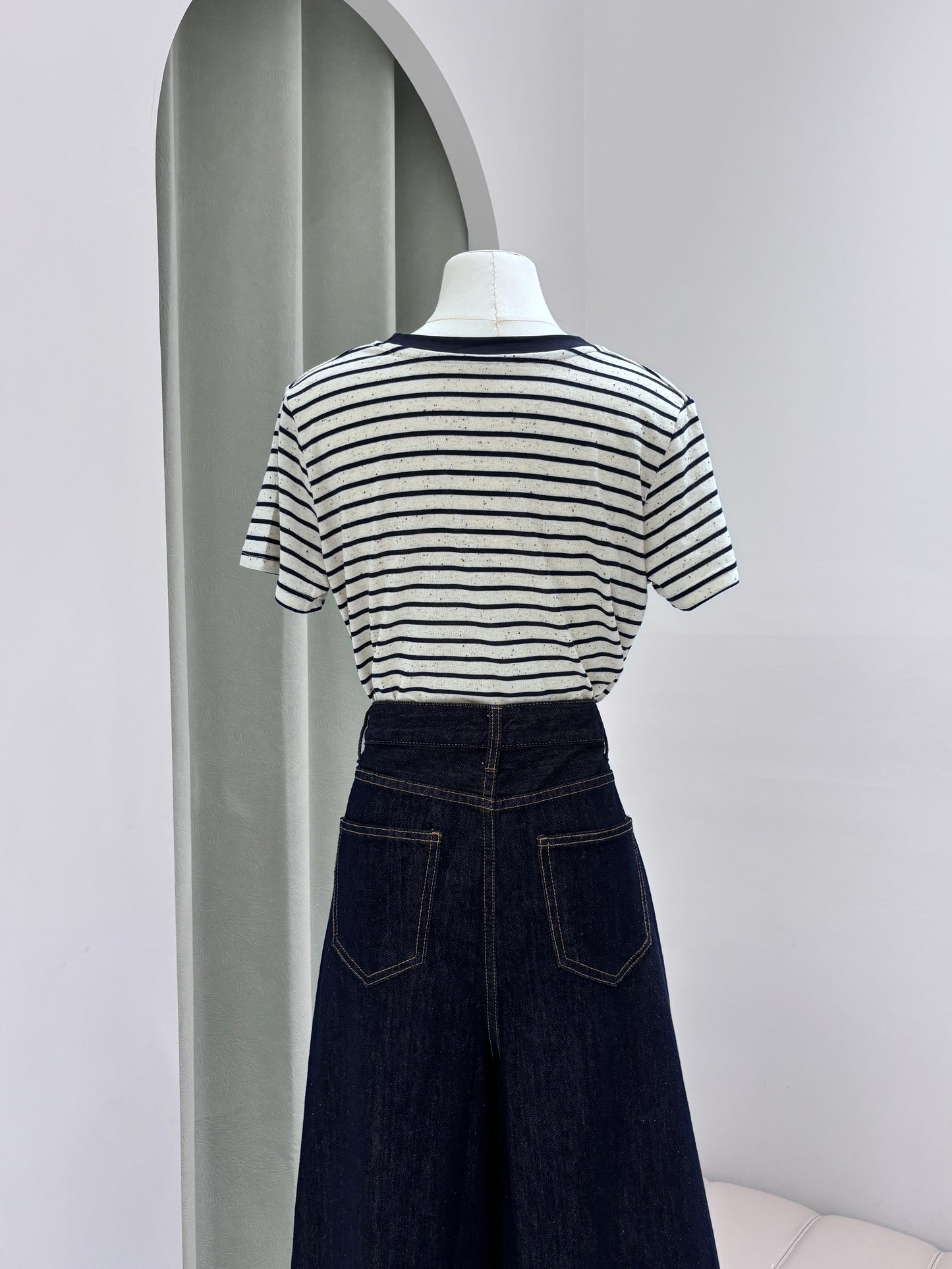 1257｜休闲条纹上衣