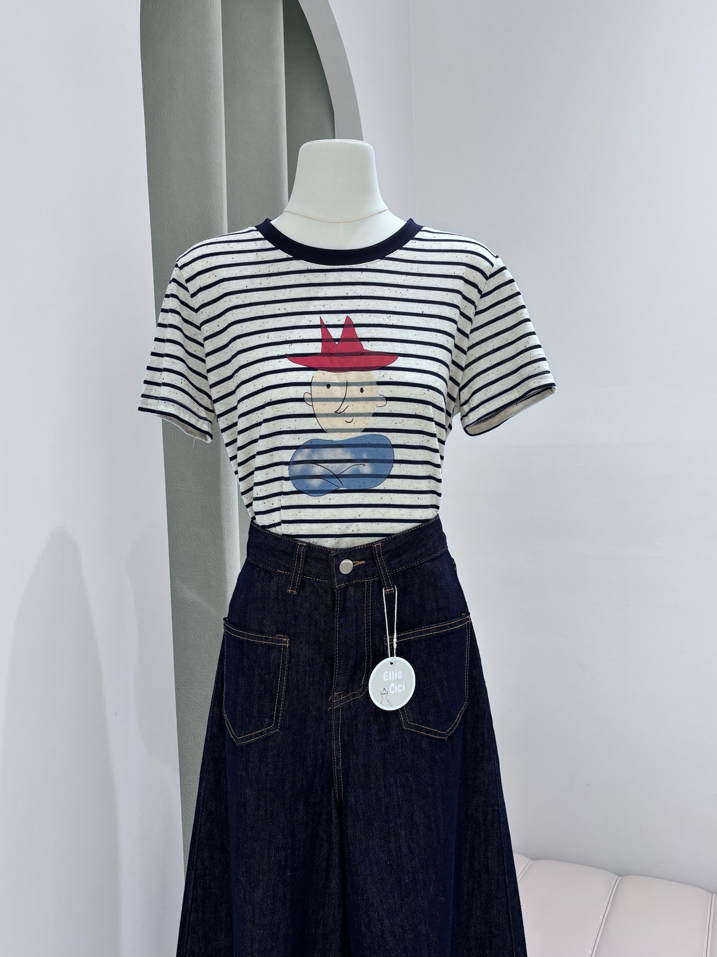 1257｜休闲条纹上衣