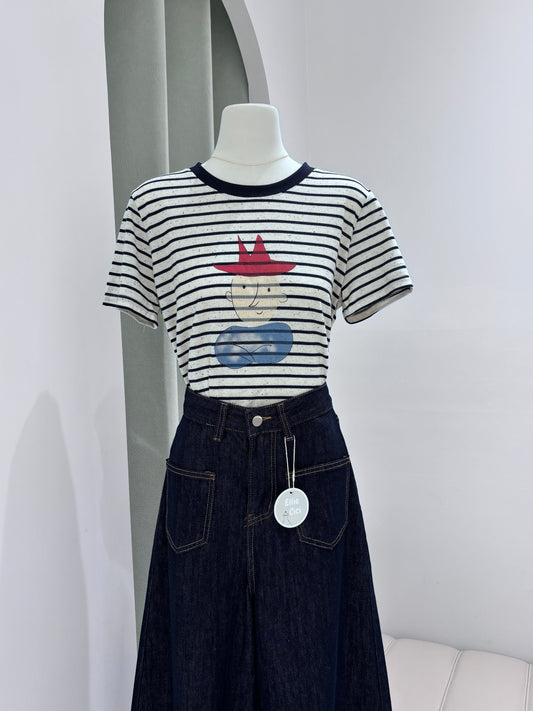 1257｜休闲条纹上衣