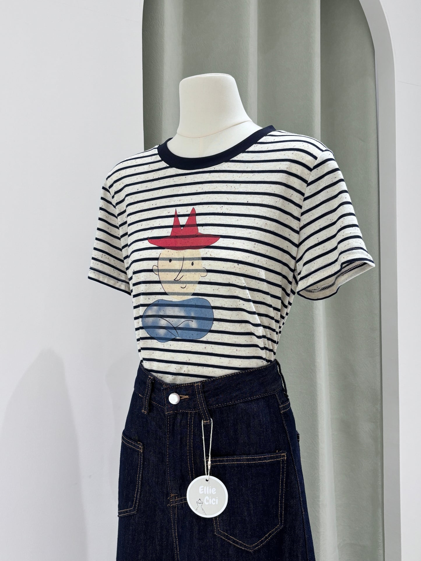 1257｜休闲条纹上衣